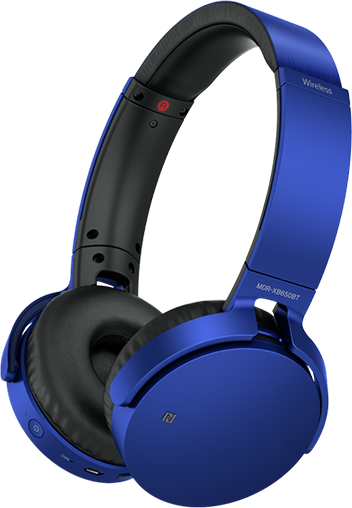 Blue Headphone